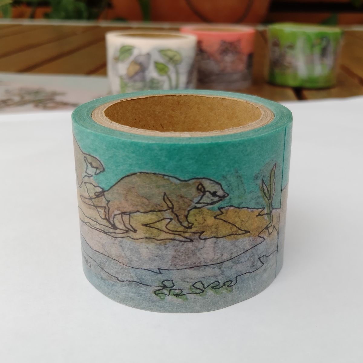 マスキングテープ 水辺のなかまたち ≪神戸どうぶつ王国 × minaco